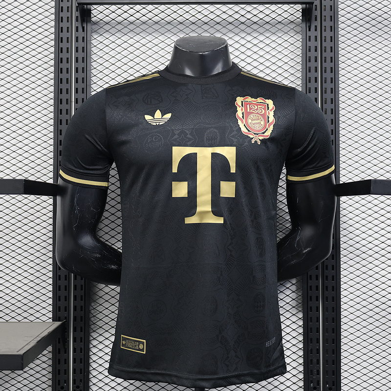 Player 2024-25 Bayern Munich 125 Anniversary Black Football jersey
