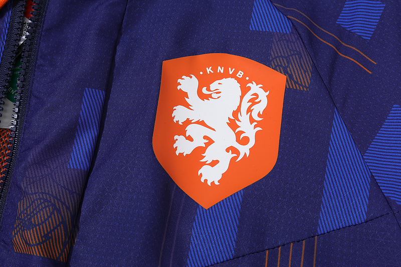 Player Windbreaker Netherlands Purple Tulip Windbreaker Jacket