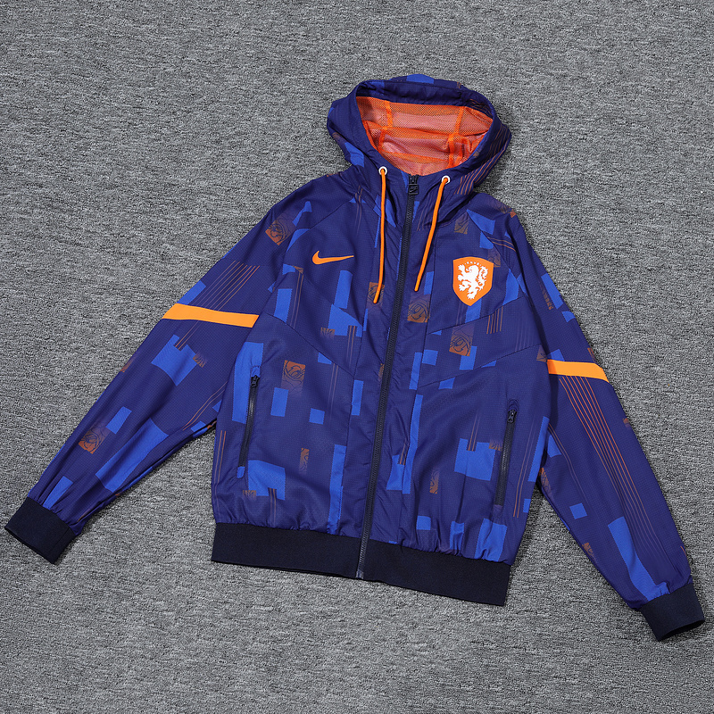 Player Windbreaker Netherlands Purple Tulip Windbreaker Jacket