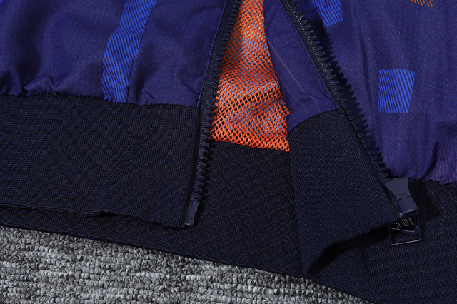 Player Windbreaker Netherlands Purple Tulip Windbreaker Jacket