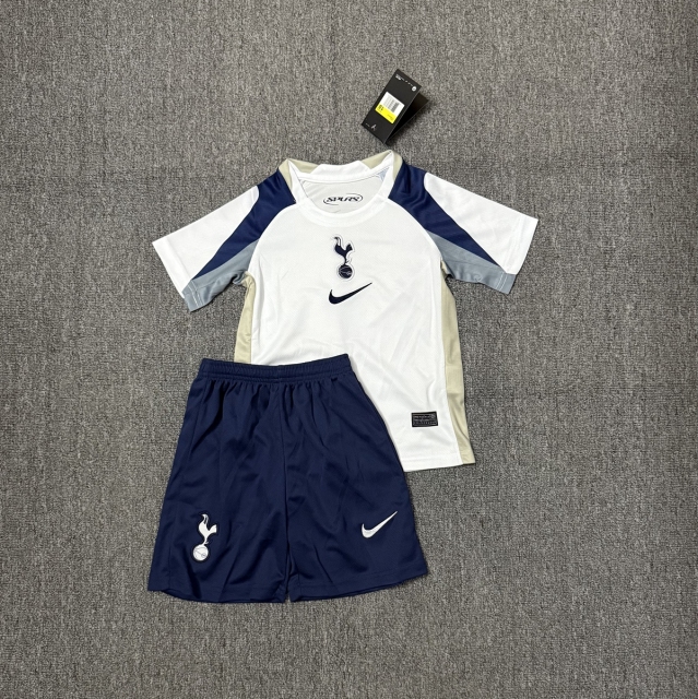 2025-26 Tottenham Hotspur Home Kids Football Jersey