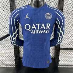 Player 2024-25 PSG fourth away long sleeve Football jersey