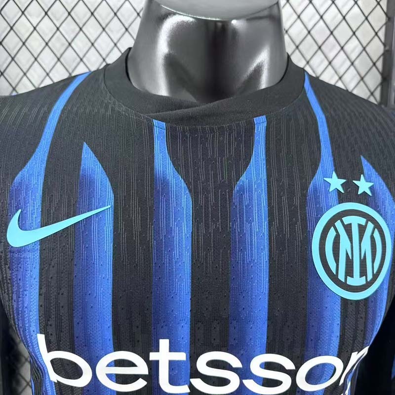 Player 2025-26 Inter Milan Home Long sleeves Football jersey