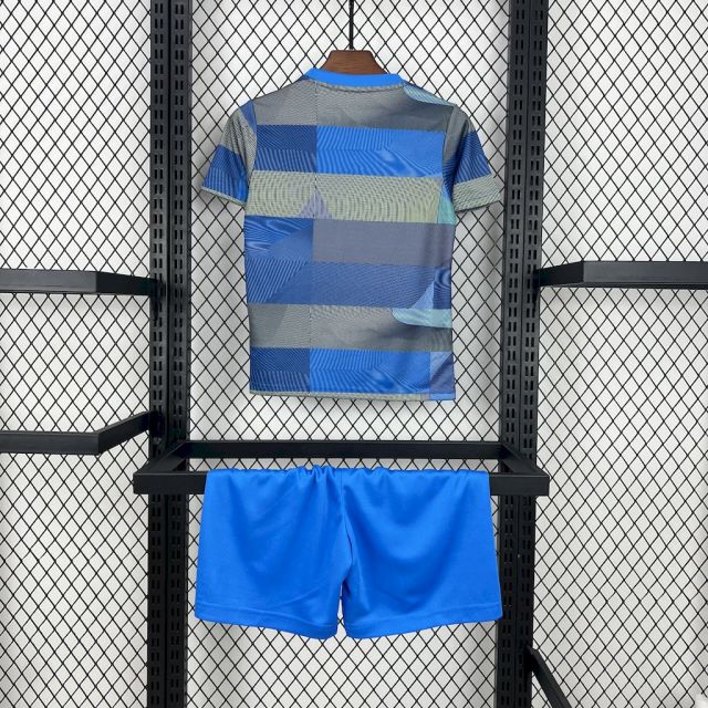 2025-26 Real Madrid Pre-match training suit Kids Football jersey