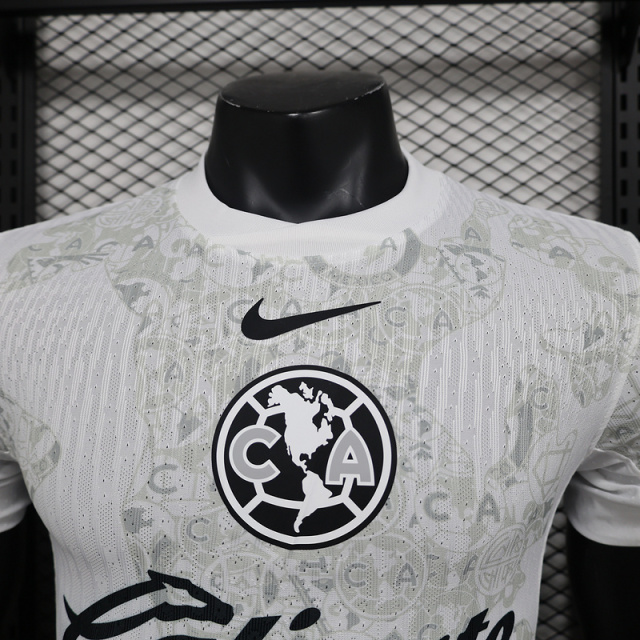 Player 2024-25 Club America White Football jersey