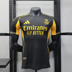 Player 2025-26 Real Madrid Special Edition Black gold Football jersey