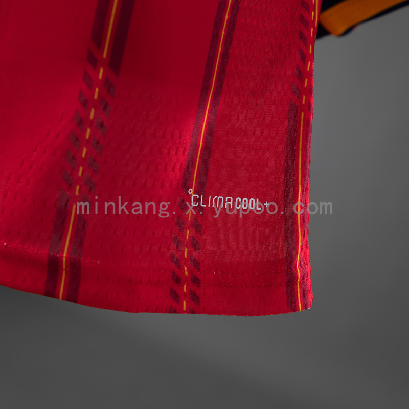 2026 World Cup Spain Home Long-Sleeve Player Version Jerseys S-4XL