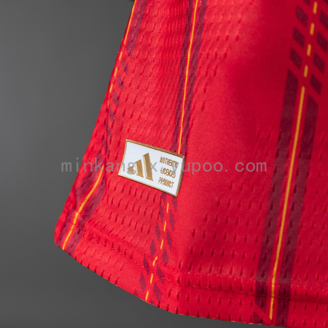 2026 World Cup Spain Home Long-Sleeve Player Version Jerseys S-4XL