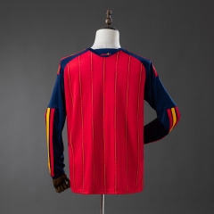 2026 World Cup Spain Home Long-Sleeve Jersey (Sizes S-4XL)