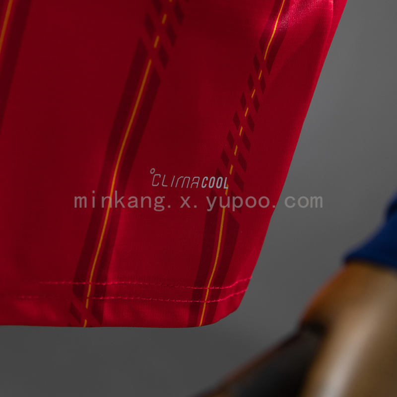 2026 World Cup Spain Home Long-Sleeve Jersey (Sizes S-4XL)