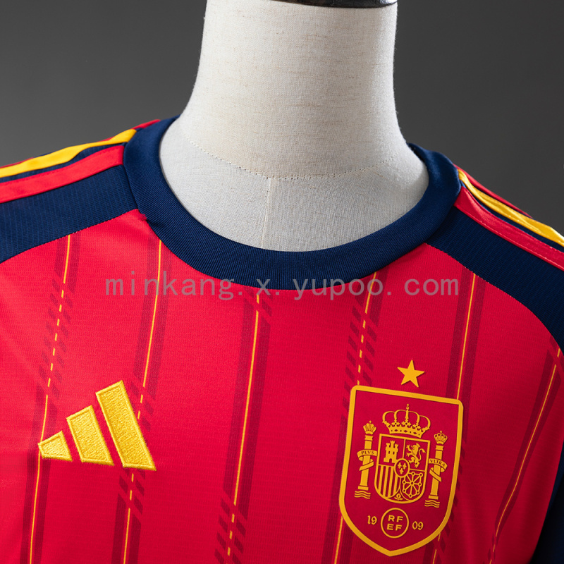 2026 World Cup Spain Home Long-Sleeve Jersey (Sizes S-4XL)