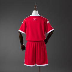 2026 World Cup Tunisia  Home Kids Kit Jersey Size 16-28