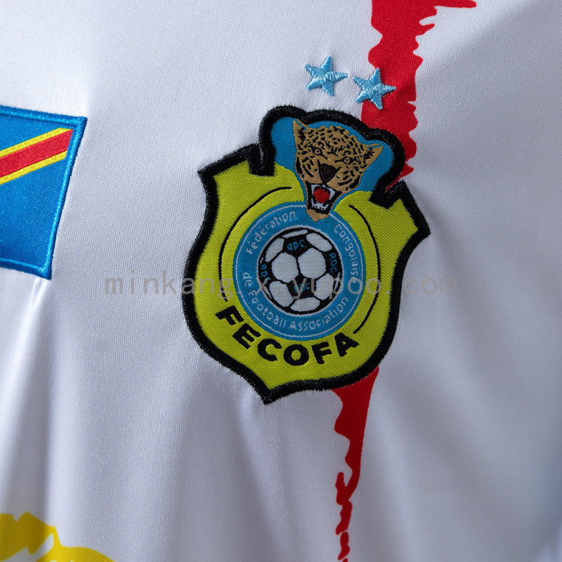 2026 Congo away white and blue jersey, sizes S-XXL