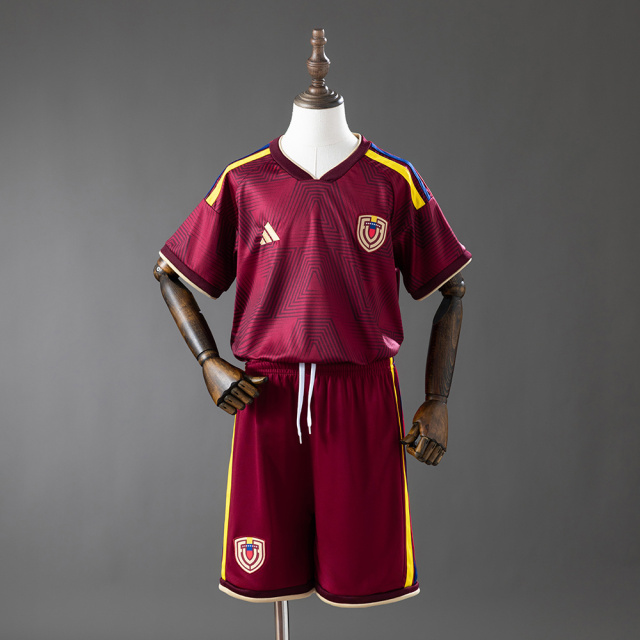 2026 Venezuela 2026 Home Kids Kit Jerseys Size 16-28
