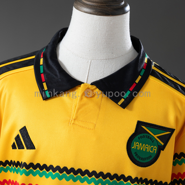 2026 World Cup Jamaica Home Kids Kit Jersey Size 16-28