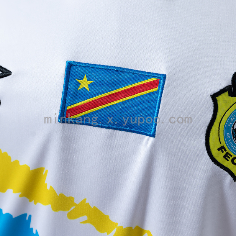 2026 Congo away white and blue jersey, sizes S-XXL