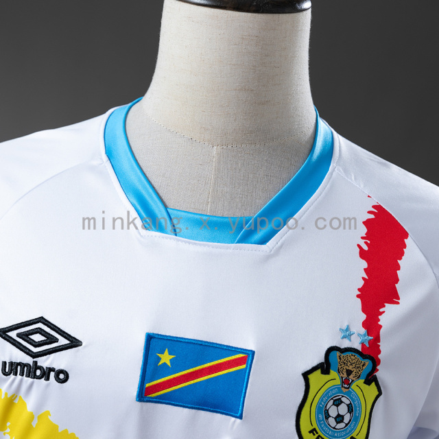 2026 Congo away white and blue jersey, sizes S-XXL
