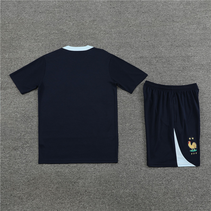 24-25 Short Sleeve Training Wear French Royal Blue