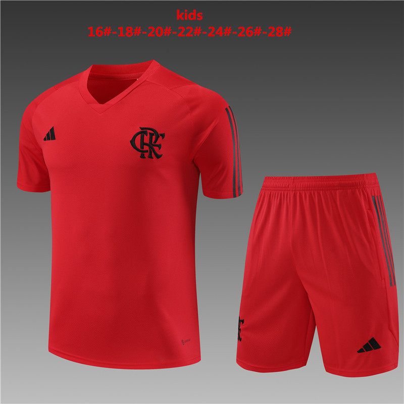 23-24-Flamenco short-sleeved training clothes