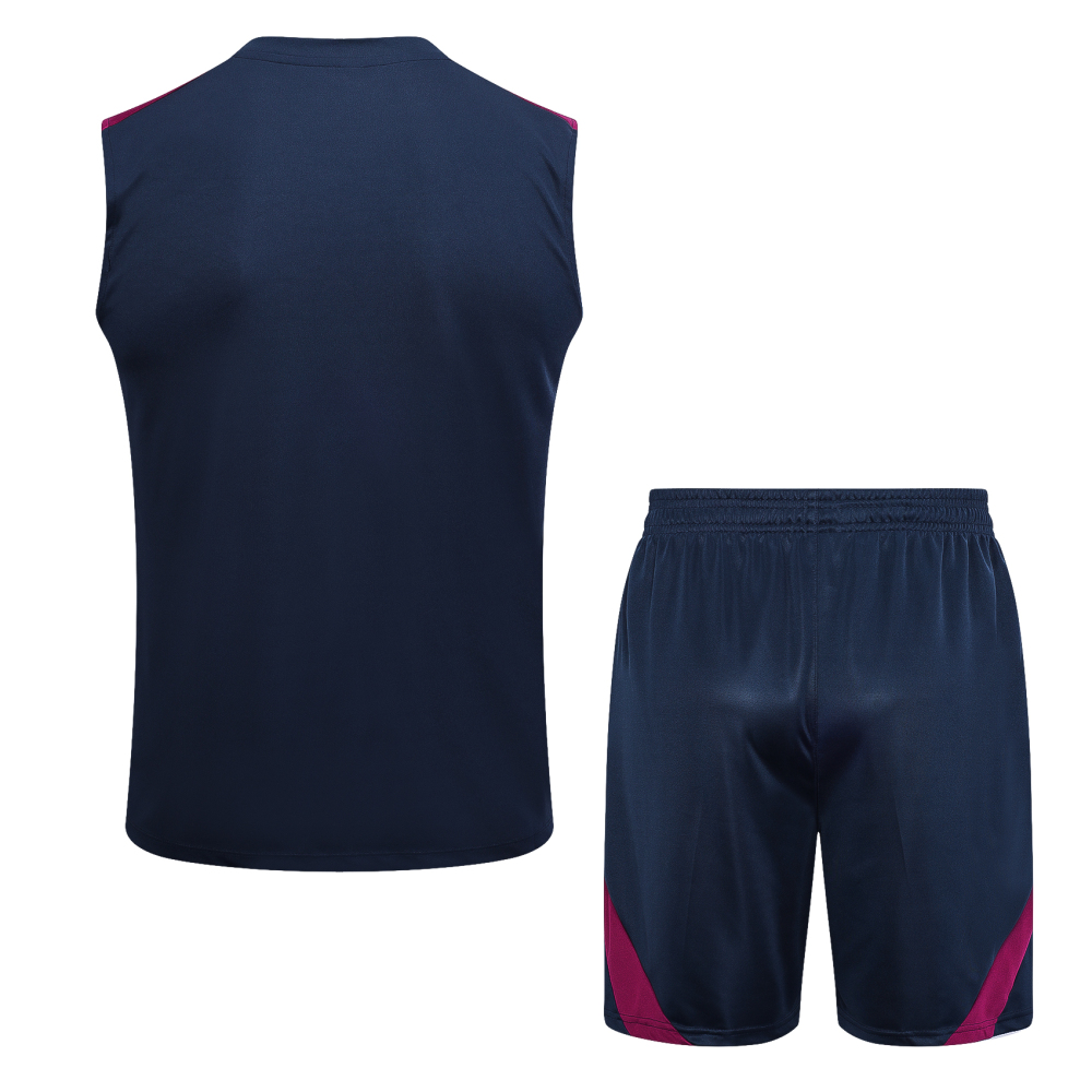23-24 season psg blue training vest suit