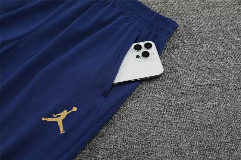 2023/2024 Paris Half Pull Training Wear Royal Blue Suit