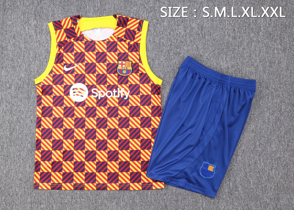 23-24 season Barcelona yellow training vest