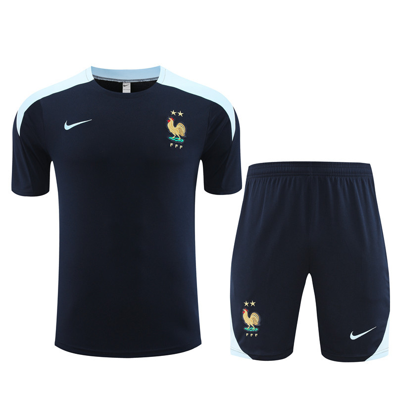 24-25 Short Sleeve Training Wear French Royal Blue