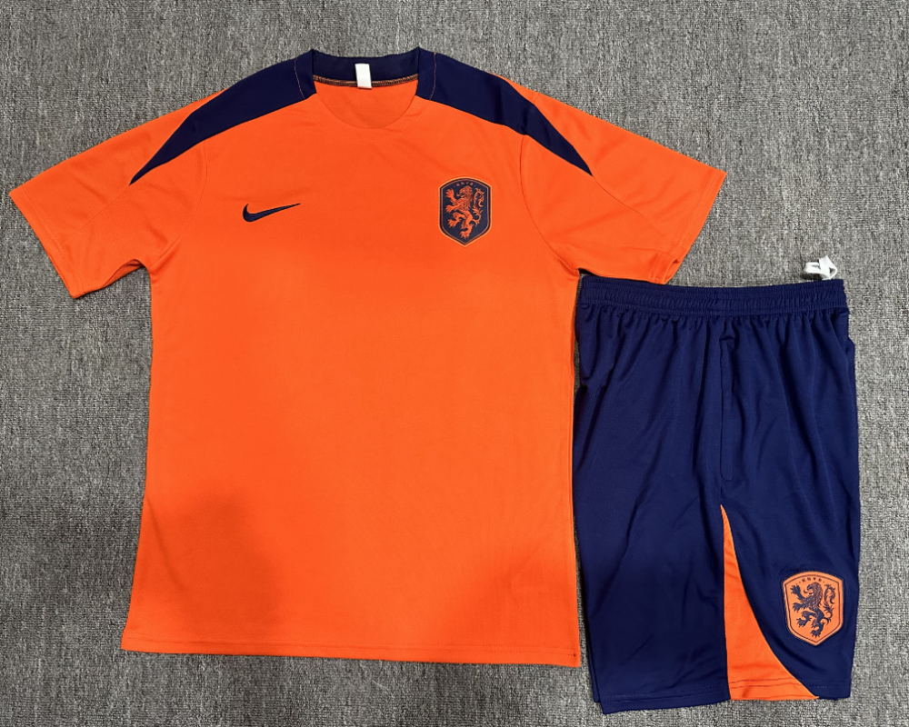 24-25 Short Sleeve Training Jersey Dutch Orange