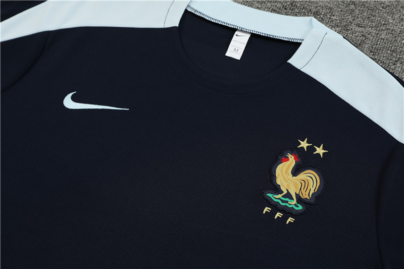 24-25 Short Sleeve Training Wear French Royal Blue