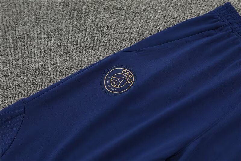 2023/2024 Paris Half Pull Training Wear Royal Blue Suit