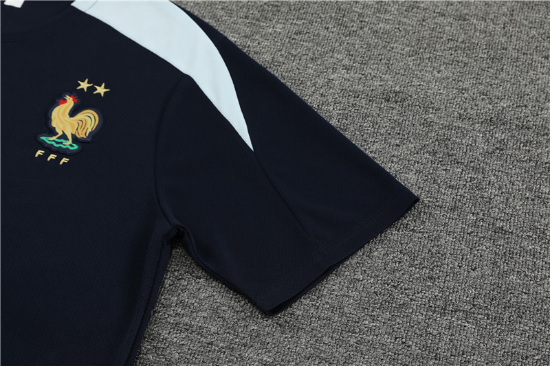 24-25 Short Sleeve Training Wear French Royal Blue