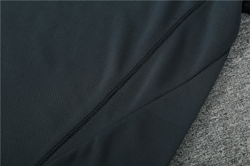 2023-24-Short-sleeved training jersey Real Madrid dark gray