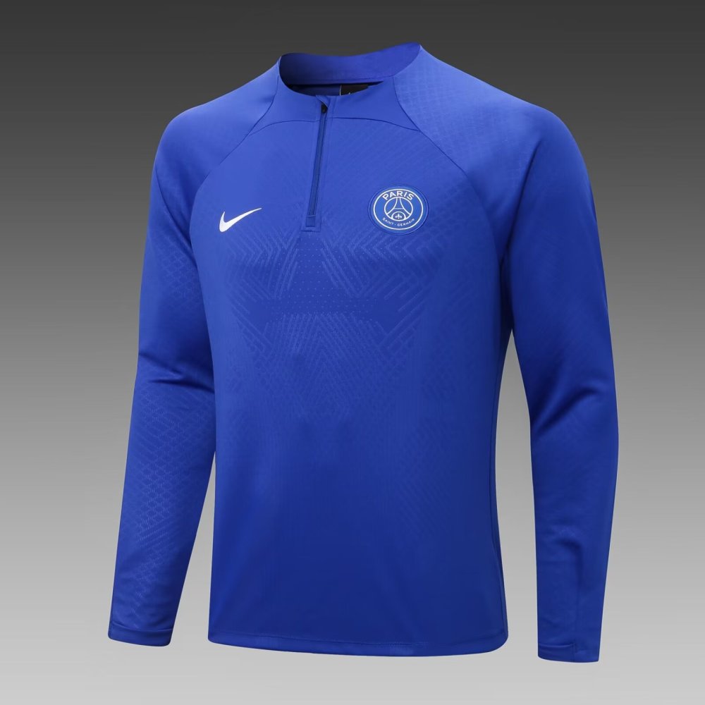 2022/2023 PSG Paris Saint-Germain half-pull training suit blue suit