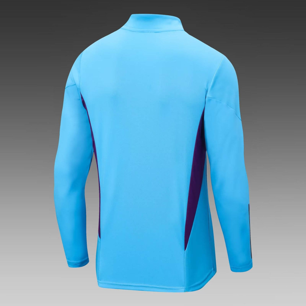 2022/2023 Argentina Half-Pull Training Suit Blue Jersey Set
