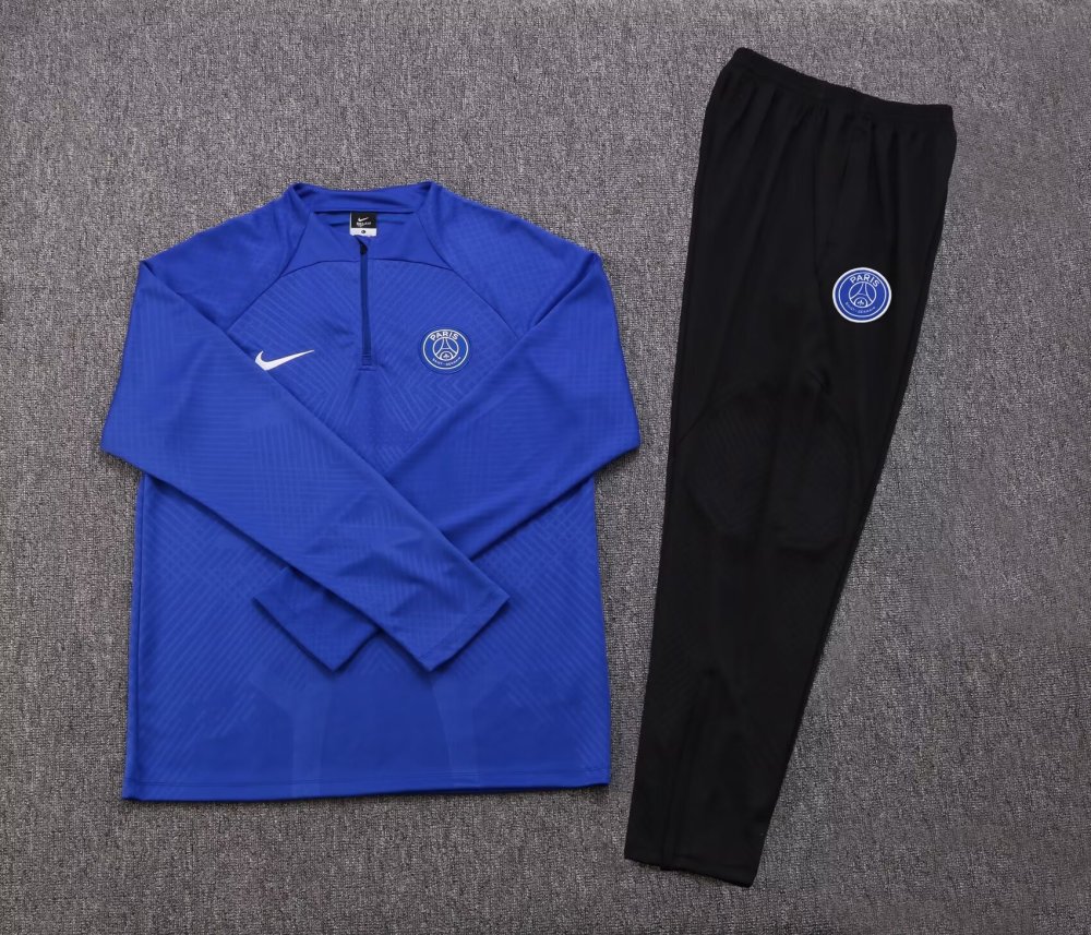 2022/2023 PSG Paris Saint-Germain half-pull training suit blue suit