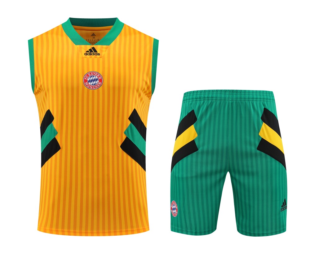 23-24 season Bayern Sleeveless Vest Training Wear suit