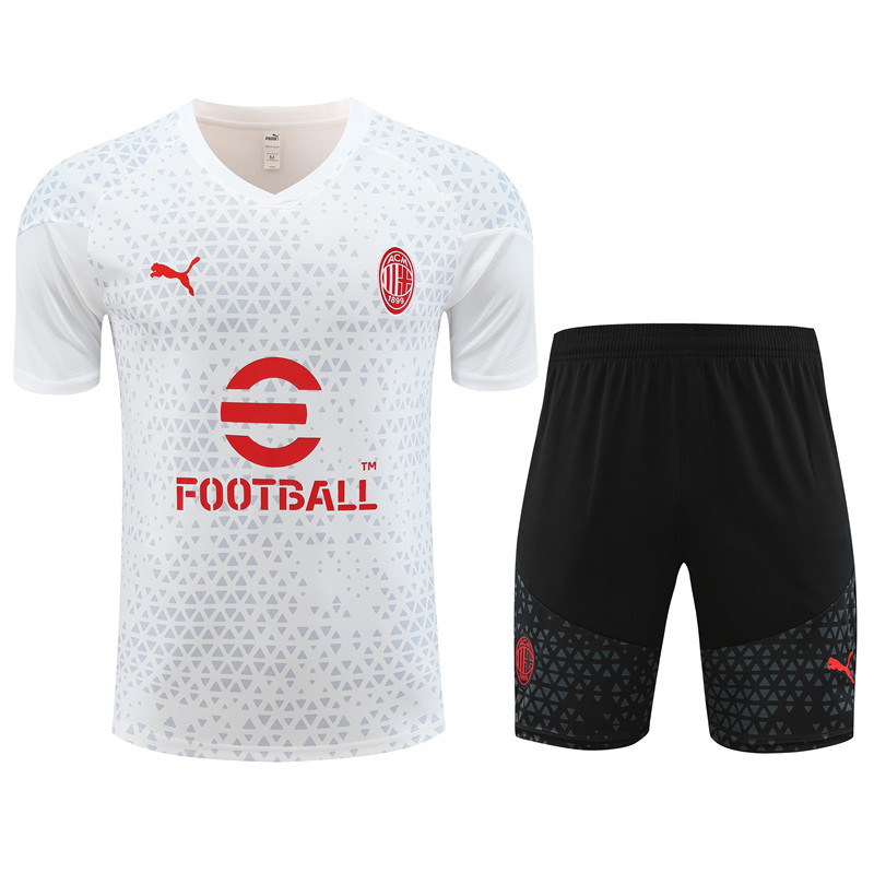 23-24 AC Milan training short-sleeved suit