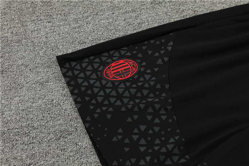 23-24 AC Milan red training short sleeves