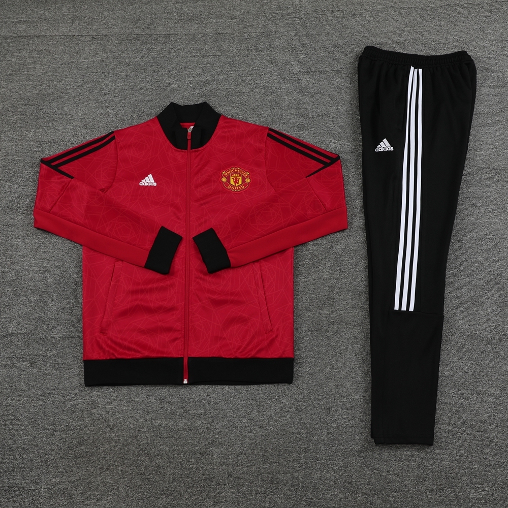 23-24 Manchester United 08 red jacket suit
