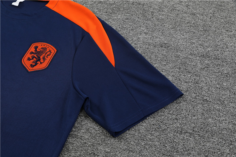 24-25 Short Sleeve Training Jersey Dutch Royal Blue
