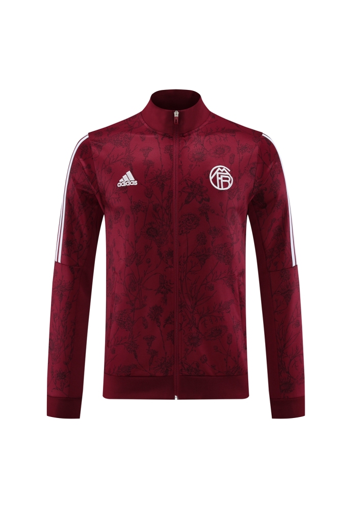 23-24 Bayern 08 maroon jacket suit
