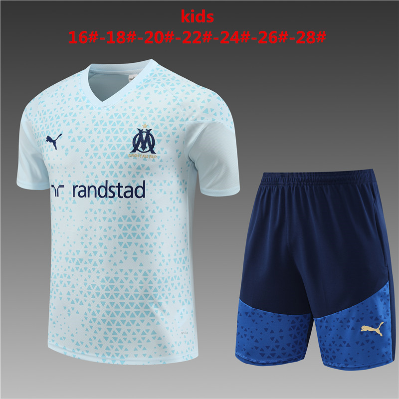 23-24 Olympic Marseille training-short sleeves