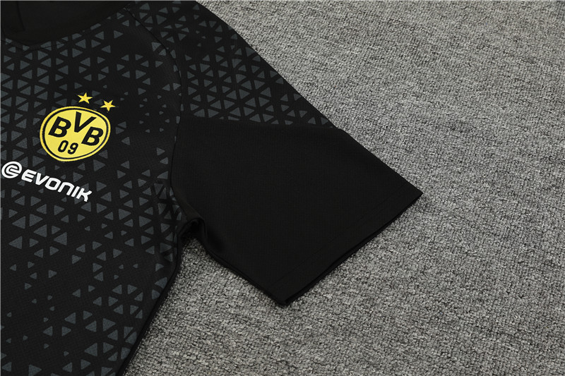 23-24 Short Sleeve Training Wear Dortmund Black