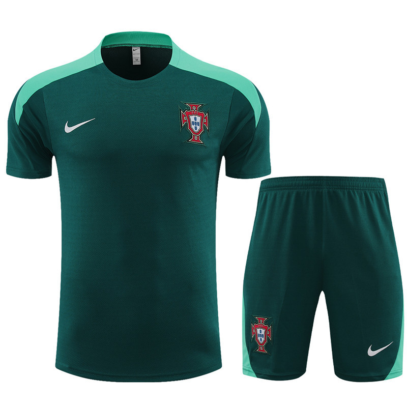 24-25 Short Sleeve Training Jersey Portuguese Green