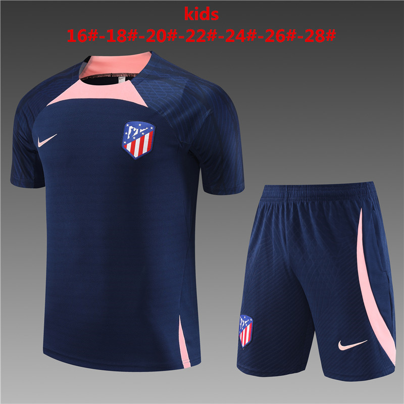 23-24 Short Sleeve Training Wear Atletico Blue