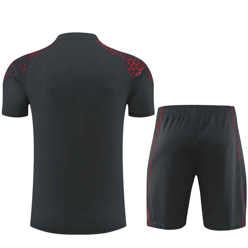 23-24 Manchester City short-sleeved training suit