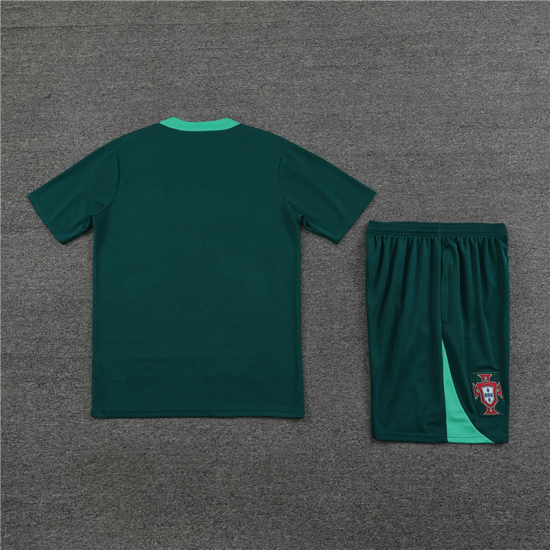 24-25 Short Sleeve Training Jersey Portuguese Green
