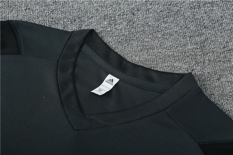 2023-24-Short-sleeved training jersey Real Madrid dark gray