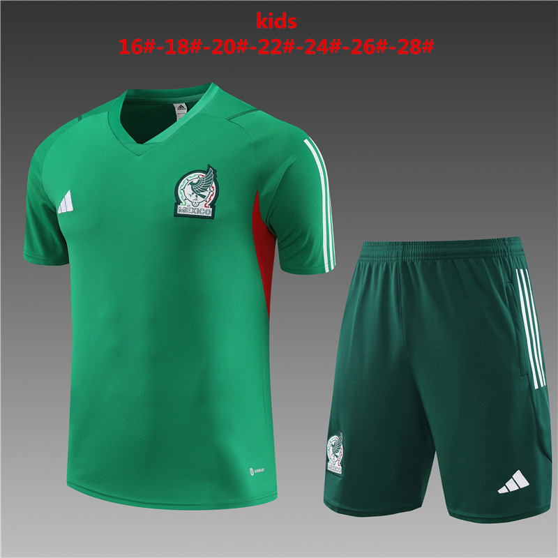 23-24 Mexican short-sleeved training uniform