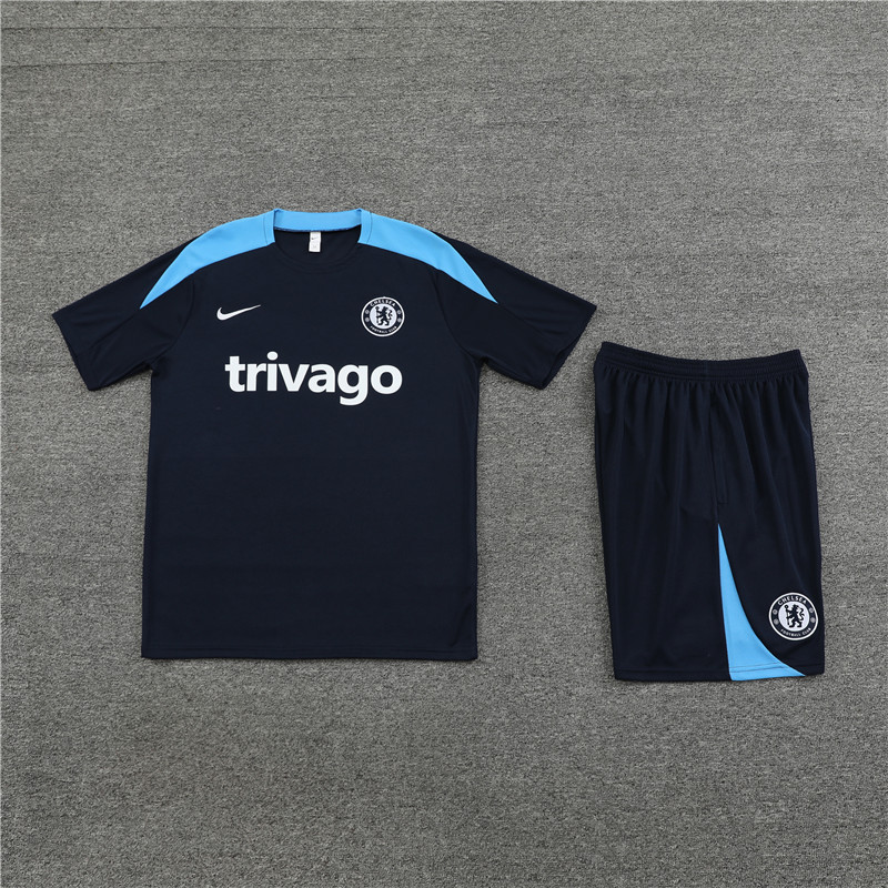 24-25 Short Sleeve Training Jersey Chelsea Royal Blue